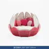 Conjunto de Sofá para Jardim de Villa ao Ar Livre Cadeira de Rattan para Pátio de Lazer Cama de Descanso em Formato de Pétala Conjunto de Sofá e Cadeira para Hotel e Pousada