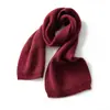 Bufanda Pequeña Cálida de Color Sólido para Otoño e Invierno, Bufanda de Punto Versátil para Pareja y Familia, Bufanda de Cachemir, Protector de Cuello para Mujer