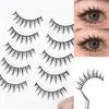 Pestañas Postizas Enteras Naimei de Una Pieza con Tallo Duro Tallo Transparente Estilo Natural COS Maquillaje Tailandés Pequeño Demonio Principiante Diario
