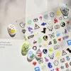 Pegatinas Finas y Resistentes para Manicura, Populares y Lindas Pegatinas de Manicura para Niños, Material de Iconos de Dibujos Animados Ultra-Delgado Sin Rastro, Diamantes para Uñas