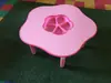 Mesa Flor de Ameixa para Jardim de Infância Mesa de Desenho Manual para Bebê Mesa de Jogo Mesa e Cadeira Ajustáveis para Crianças Brinquedos Educativos Mesa para Blocos de Construção Lego