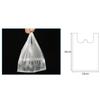 Bolsas de Plástico para Alimentos, Bolsas Tipo Chaleco, Bolsas de Compras, Bolsas Tote para Supermercado, Bolsas Transparentes Blancas Desechables para Llevar, Engrosadas