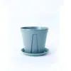 Bacia de Montanha Verde Espessa Extra Grande Bacia de Controle de Raízes Bacia de Controle de Raízes de Plástico Vaso de Flor Galão Verde Rosa Clematis