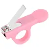 Funda de Pulgar con Tarjeta para Evitar que se Caigan las Cortaúñas de Bebé, Cortaúñas de Seguridad para Bebé, Tijeras de Pulsera Semicircular Antipellizcos