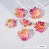 Accesorios Creativos para Tocados de Flores Pequeñas con Bordes Artificiales Tostados Material de Flor de Seda para Manualidades Decoración de Pared de Fondo de Boda Flor