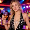 Moda Europeia e Americana Sexy Corrente de Corpo de Cristal Acessórios de Peito com Strass Roupa Íntima para Show Usar Corrente de Corpo Transfronteiriça