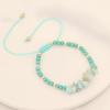Diseño original moda pulsera de piedra natural pulsera tejida a mano temperamento joyería de cristal al por mayor B407