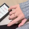 Anel de Prata Esterlina S925 Fino Esmaltado de Abóbora Vermelha para Mulheres com Design Aberto, Estilo Simples, Adequado para o Ano de Nascimento, Anel Versátil para o Dedo Indicador
