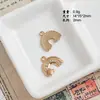 Aleación Incrustada Circonita Planeta Rayo Estilo Ins Colgante Sencillo DIY Joyería Hecha a Mano Accesorios para Pendientes Collares Material