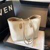 Bolsa de Gran Capacidad para Mujer, Versátil Otoño 2026 Nuevo Estilo, Bolso de Hombro Casual Simple para Estudiantes Universitarios, Bolso Tote para el Trabajo
