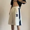 Shorts de Basquete Masculino para o Verão, Adequado para Uso ao Ar Livre, Corrida e Fitness, Estilo Fino, Shorts Esportivos Oversized, Elástico e Confortável