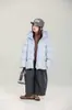 Chaqueta acolchada para niñas estilo 2026, 90% plumón de pato blanco, abrigo corto con capucha para niños mayores, prenda exterior engrosada y cálida