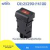25290-f4100 adequado para interruptor de luz de advertência do carro Nissan Suntra sunshine interruptor de luz de sinalização de perigo