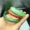 Pulseira de Ágata Verde Natural, Pulseira de Calcedônia Verde, Pulseira de Ágata Vermelha, Pulseira de Cristal, Joias Simples para Mulheres Atacado