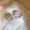 Pendientes de Flor de Tela Asimétrica Super Hada Mori Diseño Japonés y Coreano de Nicho Sentido de Diseño Camelia Aguja de Plata Pendientes Frescos