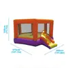 Mini castelo inflável com escorrega, trampolim inflável para crianças, adequado para uso doméstico e interno, suporta personalização OEM/ODM