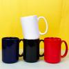 Taza de cerámica de 15 oz capacidad grande taza de cerámica de color exportación de comercio exterior recubrimiento de sublimación taza de agua