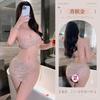 Ropa interior sexual nocturna de amor, tentación, discoteca, hermana real, falda a la cadera, pijamas calientes, uniforme sexy, traje sexual 8417