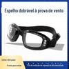 Fábrica por atacado dobrável óculos de esqui à prova de poeira óculos de proteção do trabalho vidro fechado transparente polimento em pó industrial esportes