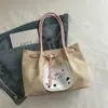 Bolso de Axila de Gato Lindo de Dibujos Animados Estilo Coreano, Nuevo Estilo de Verano, Bolso Tote Versátil de Gran Capacidad, Bolso de Hombro Sencillo para el Trabajo