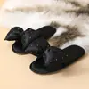 Pantuflas de Pareja de Verano para Bodas, Par Festivo Borgoña, Estilo de Alta Gama para Novio y Novia, Pantuflas de Baño Gruesas para Casa de Mujer