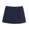 Z Estilo Europeu e Americano Transfronteiriço 2025 Nova Moda Elegante Roupas Femininas Atacado com Saia Curta Culotte Decorada com Cinto 4661522
