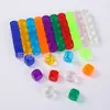 Dados de pontos coloridos acrílico produção material didático educação infantil jogo de tabuleiro acessórios para jogos peneira Grão Atacado