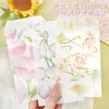 Set de Pequeños Sobres Estampados en Oro Atemporales y Papel de Carta Estilo Chino con Acabado de Alta Gama, Exquisito Set de Regalo de Papel de Escritura, Se Puede Añadir Logo