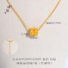 Acessórios DIY Ouro Areia Estilo Similar da Loja de Ouro Puzuo com Diamantes e Flores Pingente Passpartout Colar Pulseira Contas Espaçadoras para Mulheres