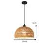 Lámpara colgante de bola de fieltro color crema con hilo de algodón estilo francés para sala de estar, comedor, dormitorio principal, estudio, luminaria de estilo bohemio