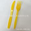 Venda Direta da Fábrica descartável de plástico PS 5g pó dourado cor transparente faca, garfo e colher festa de aniversário piquenique louça