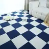 Alfombra de empalme autoadhesiva para sala de estar, alfombra para habitación de niña, alfombrilla de suelo para dormitorio del hogar, alfombra de noche, alfombra de felpa de cobertura completa para área grande