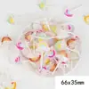 Molino de Viento Piruleta Llavero DIY Colgante para Mochila Materiales Hechos a Mano Accesorios de Joyería Acrílica Colgante de Piruleta