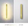 Luminária de Parede Linha Minimalista, Luminária de Cabeceira Moderna para Quarto, Luz Ambiente para Parede de Fundo da Sala de Estar, Luminária de Parede de Corredor de Luxo Minimalista