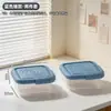 Frasco de almacenamiento transparente BNBST con tapa para sala de té, almacenamiento de tazas de café, frasco de almacenamiento para clasificar y organizar artículos domésticos varios