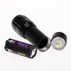 Linterna de Enfoque Telescópico para Bicicleta Linterna de Aleación de Aluminio LED de Tres Velocidades Luz Fuerte Accesorios para Bicicleta de Exterior