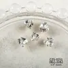 Decoraciones Brillantes para Uñas con Acabado, con Pedrería de Cristal de Alta Calidad con Forma de Huevo de Paloma, Pedrería con Forma de Azúcar Hielo y Pequeños Accesorios para Uñas Portátiles