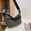 Bolsa de lona de marca de moda bolsa de ombro de grande capacidade bolsa mensageiro masculina casual fashion estilo workwear bolsa mensageiro simples personalizada