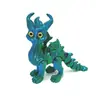 Alas Impresas en 3D Transfronterizas Dragón Volador Articulaciones de Ojo Artificiales Modelo Creativo Móvil Juguetes de Animales Adornos Hechos a Mano Venta al por Mayor