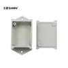 Sanmu 5-179-1:Caja de conexiones de ABS con conector de oreja fija de 54 x 39 x 27,5 mm, interruptor de caja de alimentación, carcasa pequeña