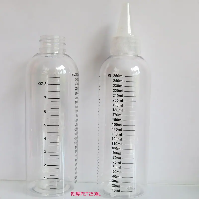 刻度PET250ML尖嘴瓶
