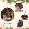 Nuevos Productos de Amazon Transfronterizos: 9 Piezas, 18 Piezas de Adornos de Madera Coloridos, Decoraciones Colgantes para Árbol de Navidad, Regalos Conmemorativos Decorativos