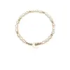 Cheio de Espírito de Fada~Pulseira de Pérolas de Água Doce Formato Meia-Lua de Concha Design Casual de Nicho Luxo Acessível Versátil Pulseira da Lua