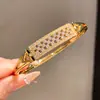 Pulseira com Fivela de Encaixe em Forma de Cobra Banhada a Ouro Real 18K Moda Retrô Pulseira Elegante Luxo Acessível Joias de Alta Qualidade para Mulheres