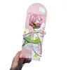 Ramo de Flores de Hilo Tejidas a Mano, Flores Artificiales, Girasoles, Rosas, Cara Sonriente, Día del Maestro, Graduación, Día de la Madre, Regalo Pequeño