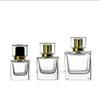 Frasco de perfume de vidrio reempacado Spot Square 3050100ml, botella vacía de alta gama, boquilla de presión, pulverizador, venta al por mayor