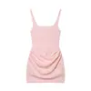 Comércio Exterior Transfronteiriço Roupas Femininas Verão 2026 Estilo Europeu e Americano Moda Bodycon Vestido Exquisito Saia Bonita Feminino A49005