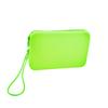 Bolsa de cosméticos de silicone criativa grande capacidade quadrada à prova d'água bolsa de armazenamento portátil de viagem bolsa de higiene pessoal bolsa de silicone