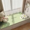Tapete para Ventana Abuhardillada de Cuero Floral Fresco, Adecuado para Todas las Estaciones, Impermeable, Limpiable con Paño, No Requiere Lavado, Fácil de Cuidar, Tapete para Balcón al por Mayor