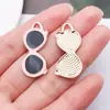 Accesorios de Joyería Vintage DIY Transfronterizos, Dijes Estampados Esmaltados para Bolsos, Pendientes Creativos, Collares, Colgantes para Llaves